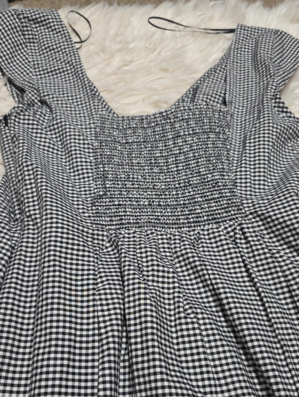 NWT A New Day Gingham Corset Midi Dress-Small - Picture 10 of 12